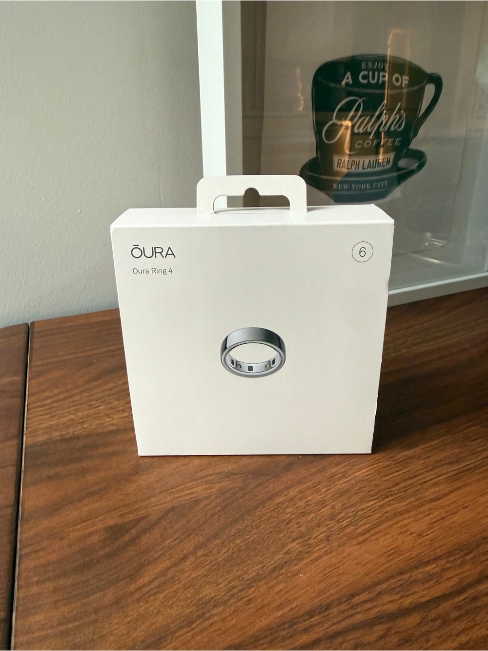 Oura Ring 4 Smart Ring - Silver (Size 6) NEW IN BOX